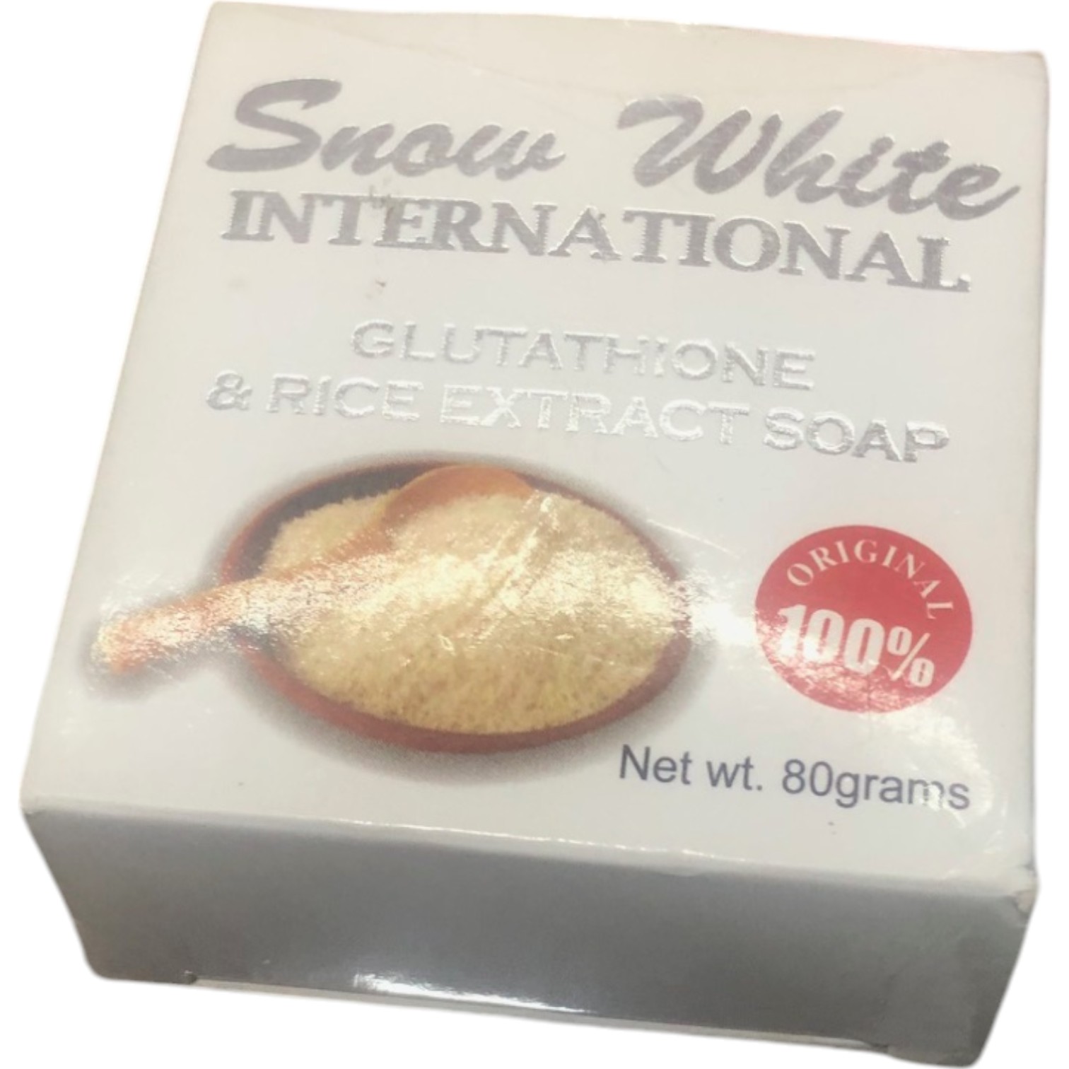 Snow White Gluthathione and Rice Extract Soap