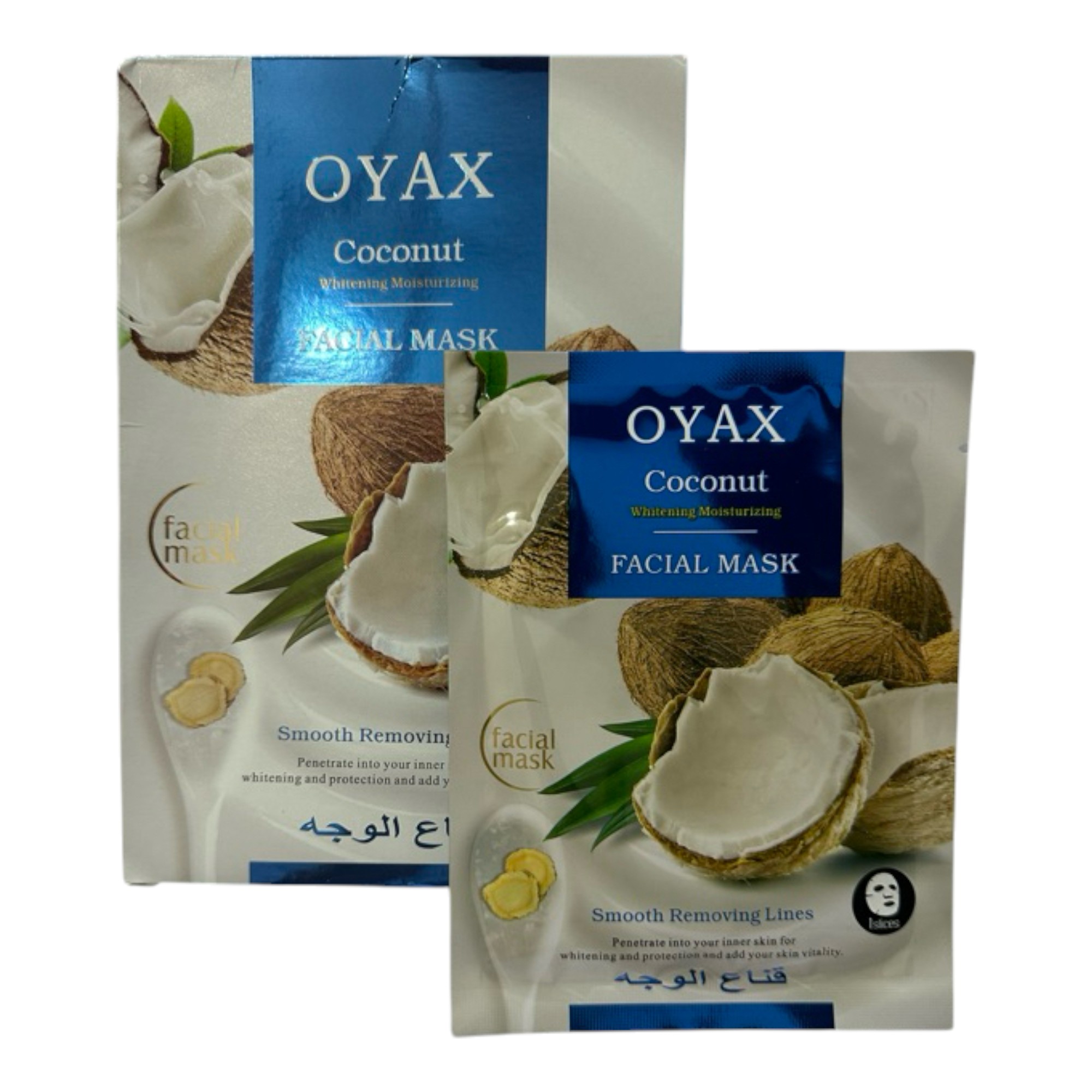 Oyax coconut facial mask